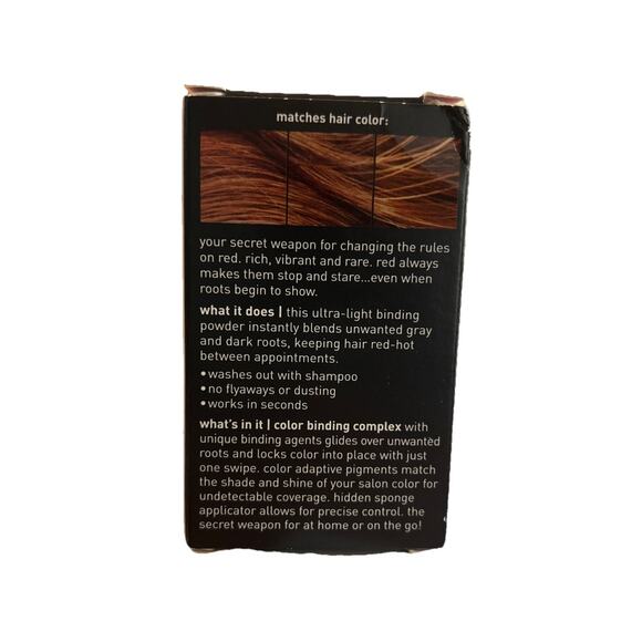 Style Edit Drop Red Gorgeous Root Touch Up Binding Powder Light Red .13oz NIB - Picture 3 of 3